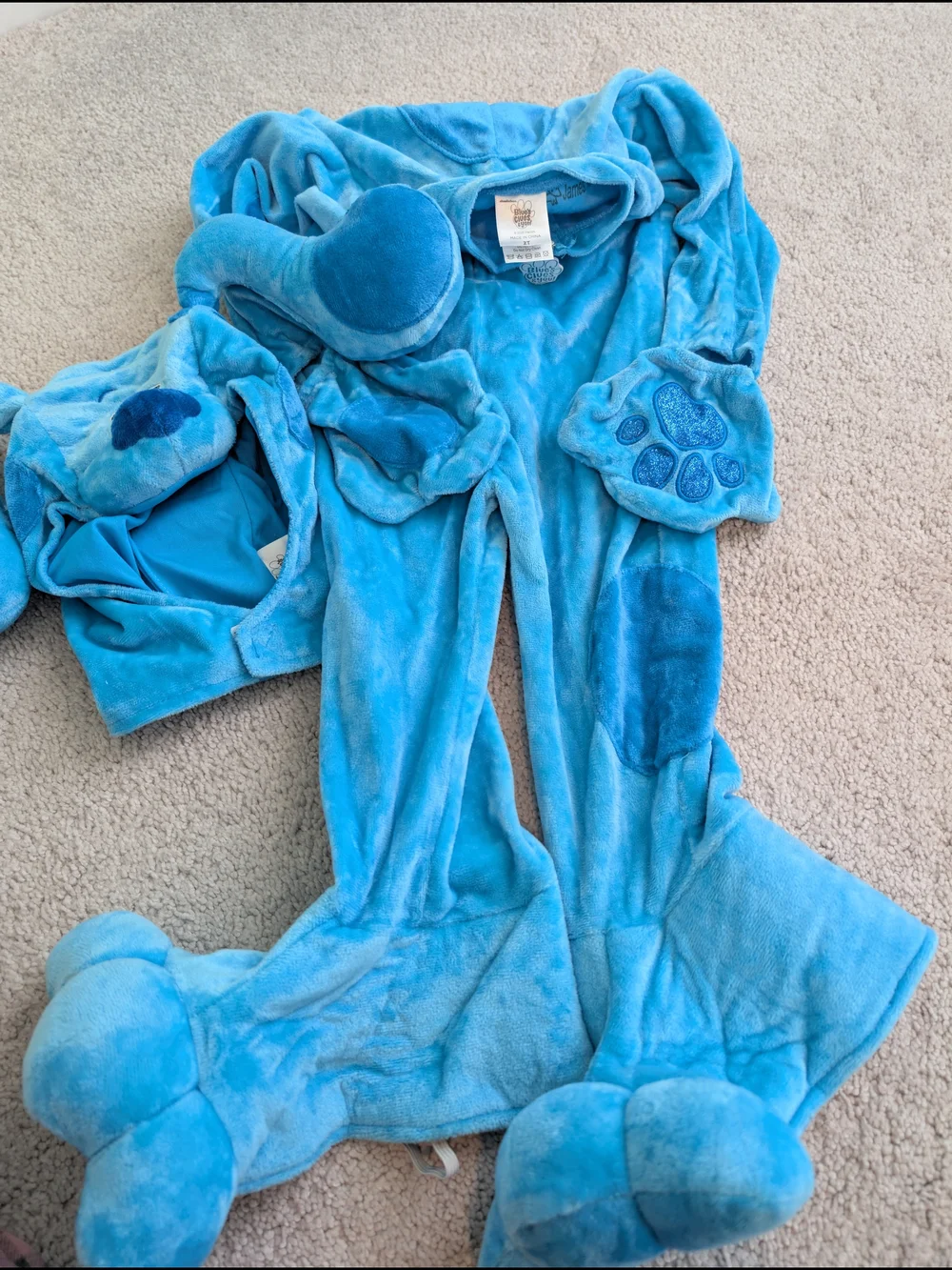 Nickelodeon Blue's Clues Plush Toddler Costume Set - 2T